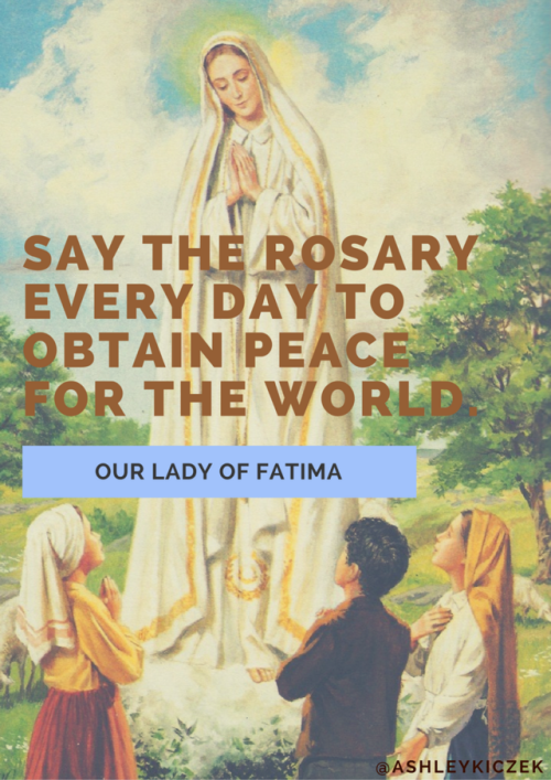 Happy 100 Anniversary of Our Lady of Fatima!