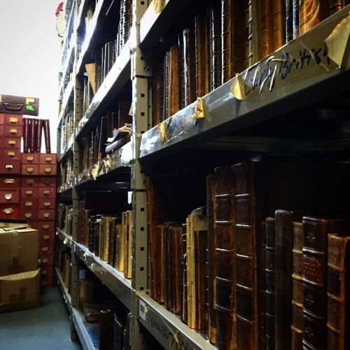 Wednesday in the Warehouse with many kilometres of book shelves!