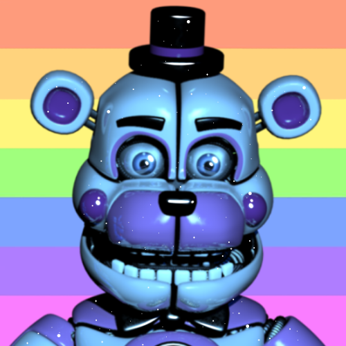 fnafkinsupport:A BUNCHA (pastel) GAY FUNTIME FREDDY PRIDECONS! thats what ill call them.. pride icon