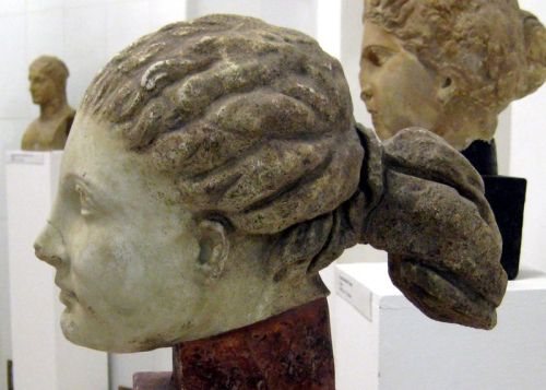 Head of a Woman from an Ancient Greek Statue