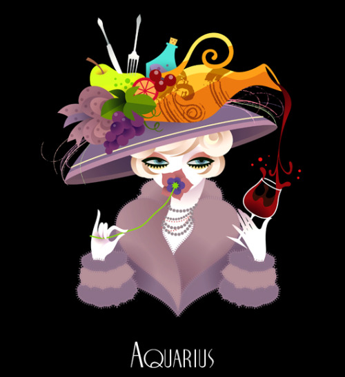 awesomedigitalart:  Zodiac Signs 2 by Hyaku