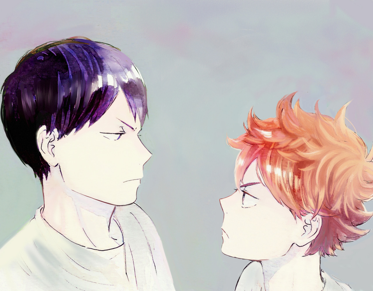 caroyellowshootingstars:  Kagehina sketches ಥ⌣ಥ