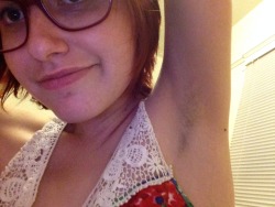 f-unk-y:  My armpit hairs are taking 10 years to grow back! I shaved them because I wasn’t ready for rich businessmen disapproval ….. But I love my body hair and I shouldn’t stop that for anyone 