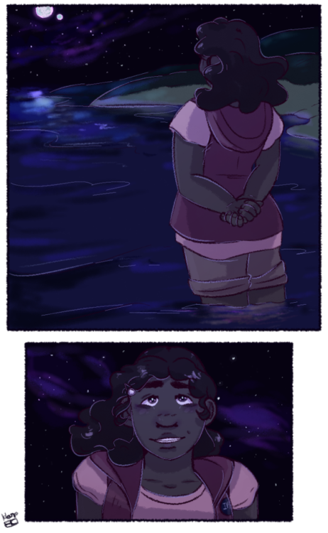 art-sicordial:beach episode aka Moon Lesbian™ lucretia gets to hang out in the ocean and be ha