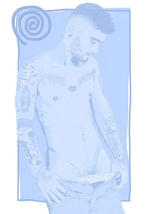 zqua1d:  Another pic from the Solo porn fan magazine.  It’s sold out already.  Can’t imagine why… ;) (x) 