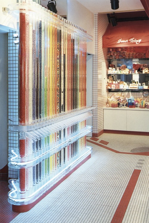 newwavearch90:Sweet Things candy store - Claypool Center, Indianapolis Designed by Ballinger De