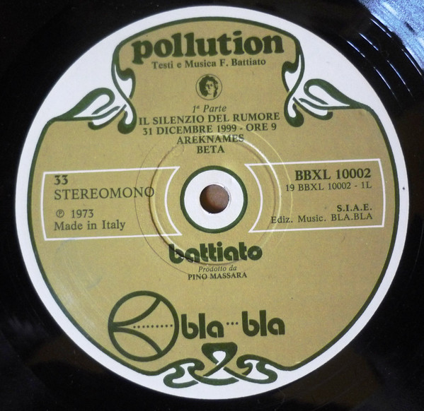 picture Battiato Pollution Bologna franco battiato pollution 1972 italy
