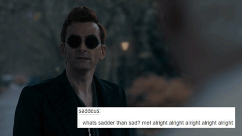 brokenfannibal:Good Omens crack - Crowley pt 5/?? Continuar lendo