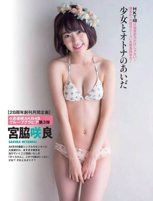 Porn photo Miyawaki Sakura HKT48