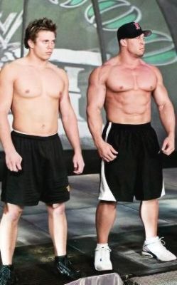 stephluvzrasslin:  The Miz &amp; Skip Sheffield (Ryback) Tough Enough,2004