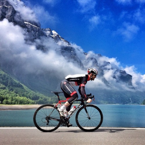 laicepssieinna: From steiner_argon18 - Magic summer day in the alps 2014! #team #adventure #cycling