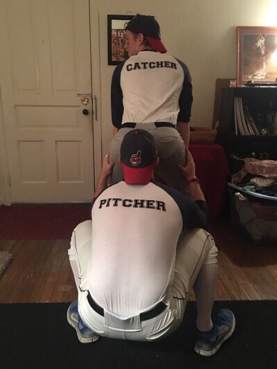 The team was ruthless with the pitcher after he came out. They would steal his clothes,