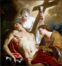 la-catharsis:Antonio Bellucci - St Sebastian (1716-18)