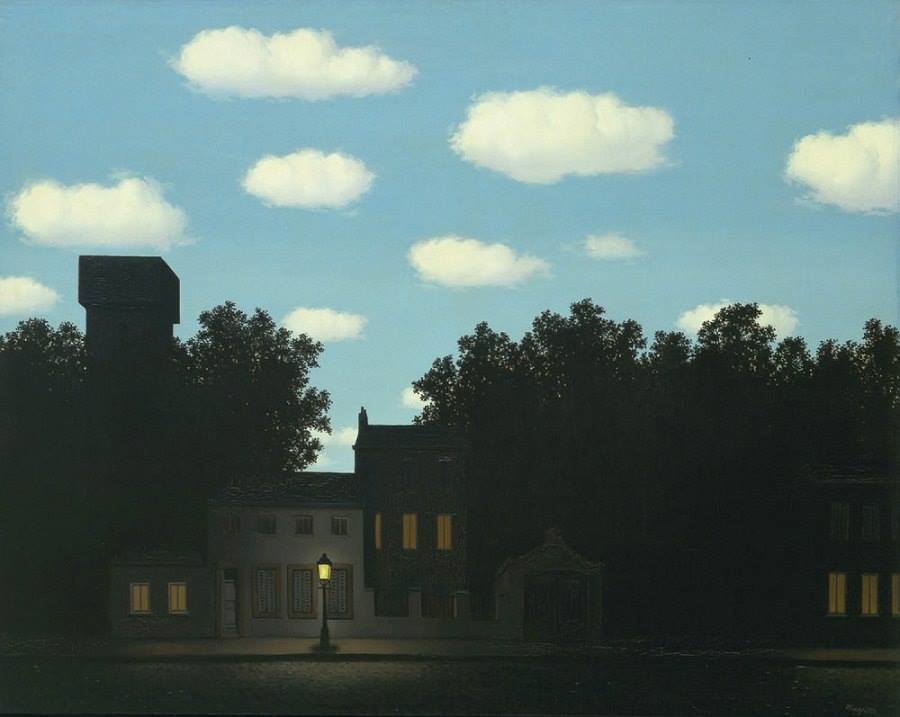 René Magritte - The empire of lights II (1950)