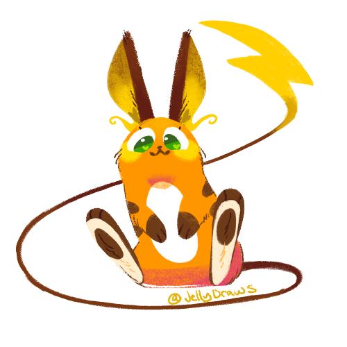 jellydraws: forgot to upload this raipoo I did for #twitterdex collab!