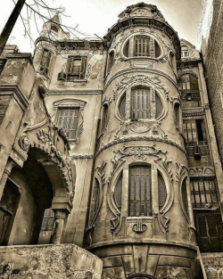 steampunktendencies:Art Nouveau BuildingZamalek