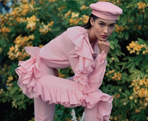 allaboutgracee:Grace Elizabeth for Vogue Russia April 2019. By Yelena Yemchuk.