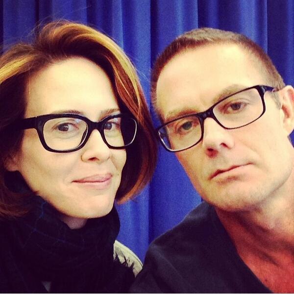 sarahpaulsonslovepants:  Sarah Paulson + glasses 