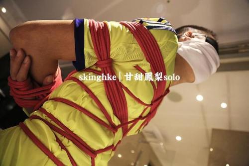 Nice combination of yellow and red&hellip;On a restrained soccer boy
