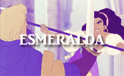 lykotonon:“Frollo saw Esmeralda as a demon. Quasimodo saw Esmeralda as an Angel. Phoebus saw h