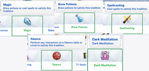 lolnynysmods: And here is a bunch of new Holiday Traditions!3 for realm of magic, which I waite