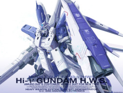 absolutelyapsalus:  Hi-νガンダム H.W.S