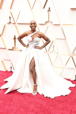 p-pikachu:Cynthia Erivo attends the 92nd Annual Academy Awards.