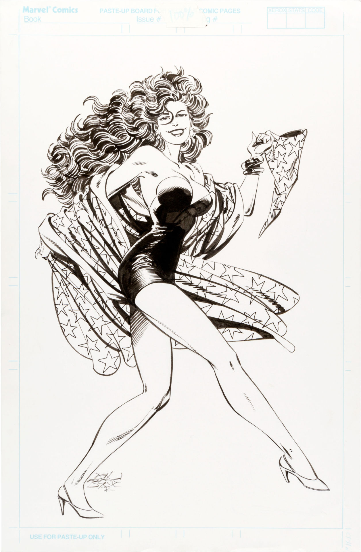 comicbookartwork:  John Byrne Wizard the Comics Magazine Original Cover Art