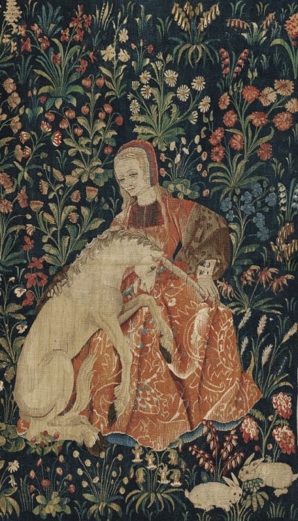 theladyintweed: Millefleurs tapestry Circa 1500-1530Sotheby’s 