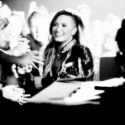 useyourmelody-deactivated201503:  Demi in the crowd during Two Pieces 
