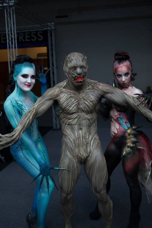 I love this “Wickerman” featuring Bdellium Tools Makeup! It was featured at IMATS LONDON 2014. Makeu