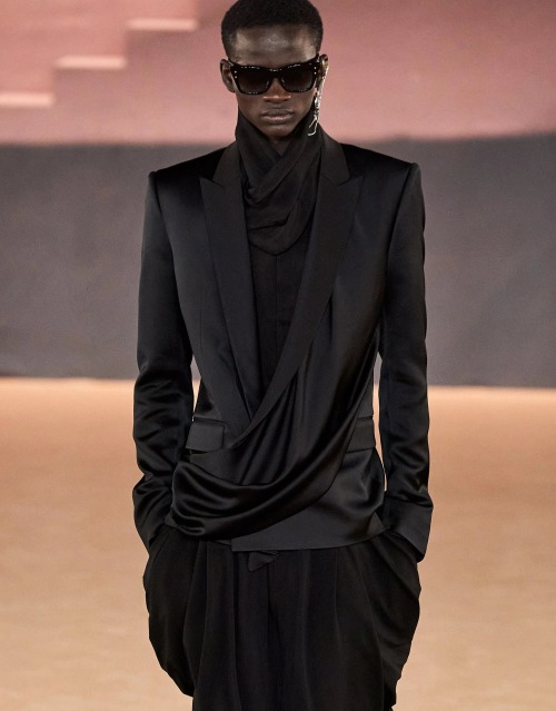 modelsof-color: Serigne Lam at Balmain FW 20 Menswear