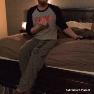 submissive-puppet:Quiet Saturday night in. (Spanking by @puppets-master)-Do not remove caption-
