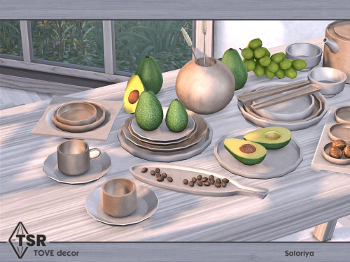 ***Tove Decor*** Sims 4 Includes 10 objects. Everything can be found in category Decorative - Clutte