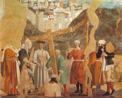 Finding of the True Cross, 1464, Piero della FrancescaMedium: fresco,wall