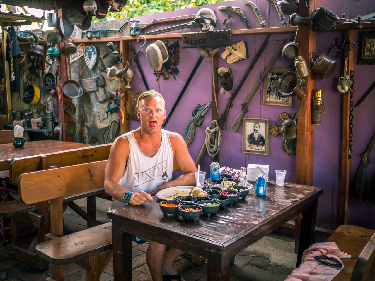 robertawalker:  Tacos at Hangman - San Jose Del Cabo, Mexico 