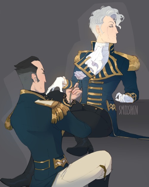 smooshkin:gift for beetle of his cpt whitehall (right) and my adm Brittany