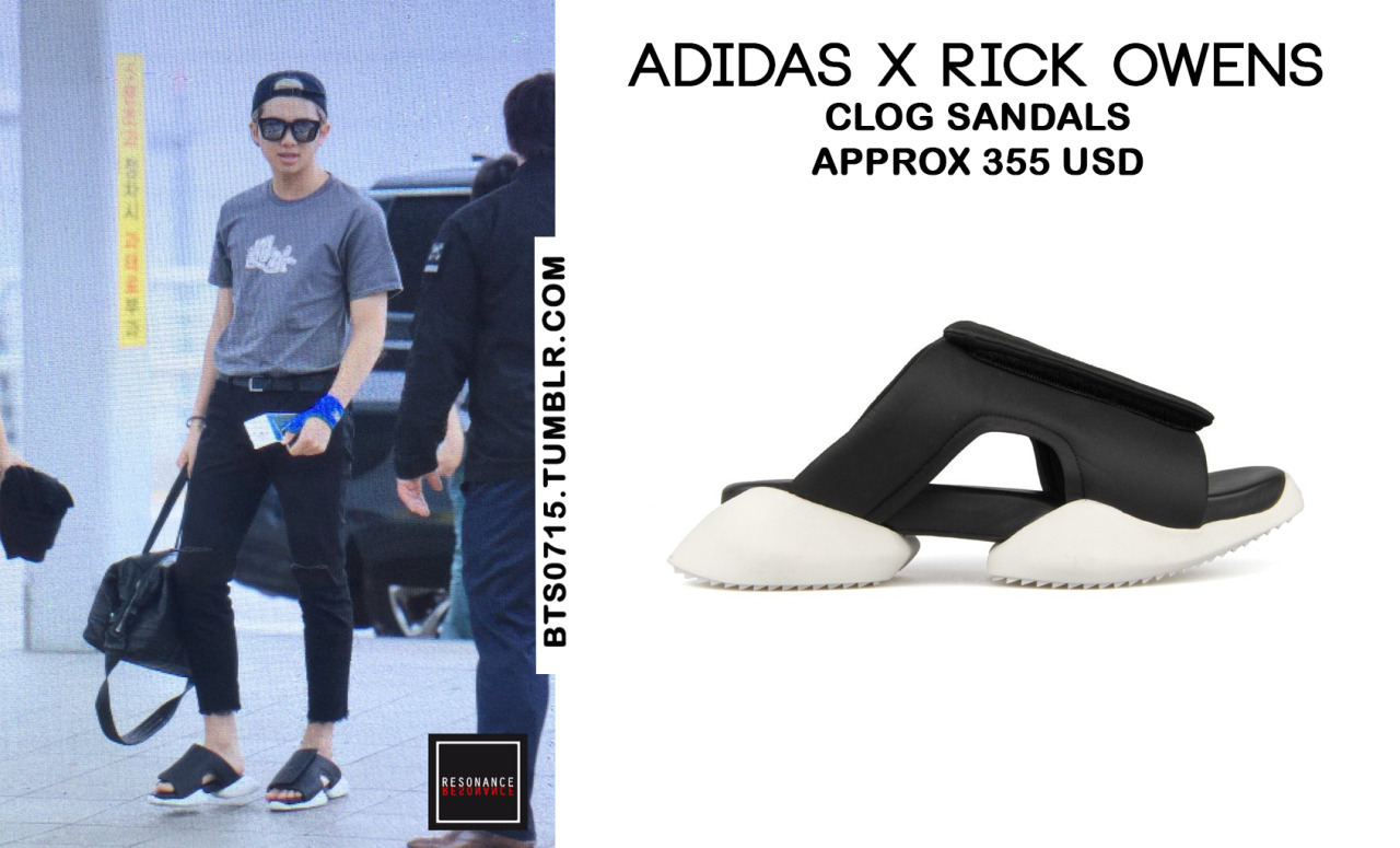 rick owens adidas clog