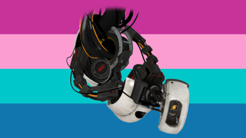 Today’s Your Fave Goes Through Menopause character of the day is GLaDOS from My Polycule!