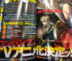 tokyo-briefcase:  http://www.animenewsnetwork.com/news/2015-03-07/one-punch-man-manga-gets-tv-anime/.85713