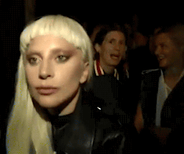 ipodmini:  Lady Gaga attends Alexander Wang’s 2015 NYFW show (x) 