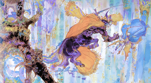 luxeor:Yoshitaka Amano Art from Final Fantasy V