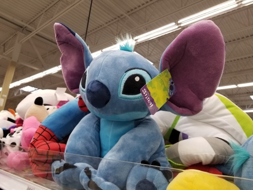 Very soft pillow Stitch plush found in the bedding department at Meijer (also they have Stitch bed s
