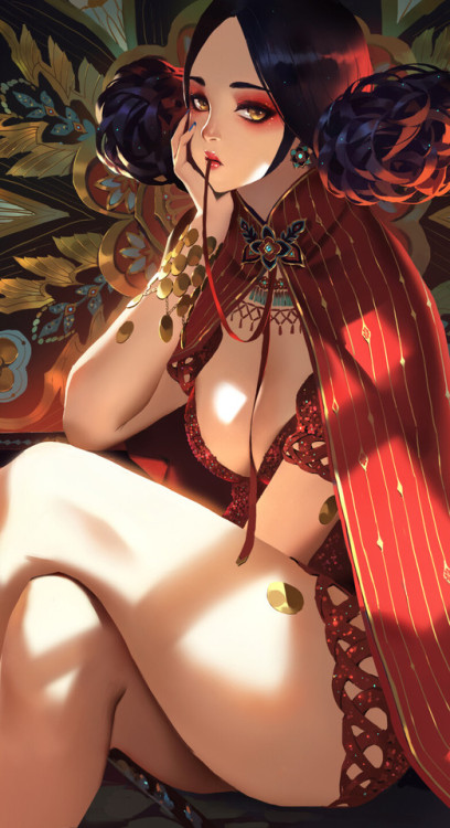 紅夜-扉  Yan Gisuka www.artstation.com/artwork/2xbDEx