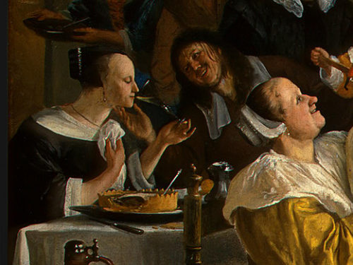 Dancing couple(detail), 1663, Jan Steen