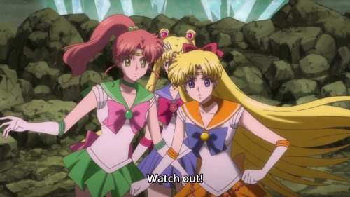 THE SAILOR SOLDIERS ALWAYS 100% READY TO DEFEND USAGI, TO JUST FUCKING THROW THEMSELVES IN HARM&rsqu
