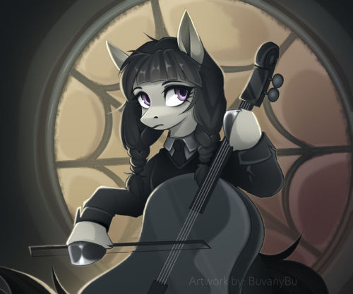 mediumsizetex:  Wednesday but it’s Octavia by BuvanyBuhttps://boosty.to/buvanybu