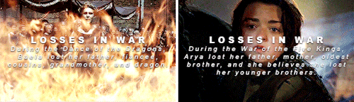 asongoficeandfiresource:Baela Targaryen || Arya Stark: Parallels