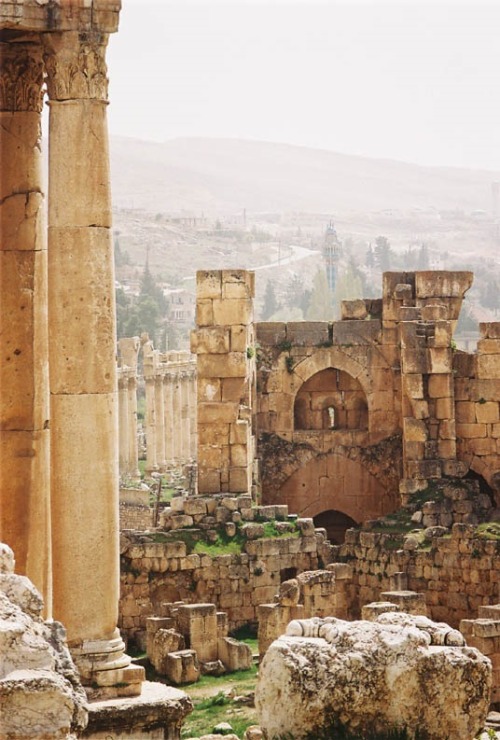 uncommonjones: Baalbek by ~haoma Known as Heliopolis during the period of Roman rule, it was one of 