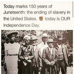 queensizequeen:  ✊🏾✊🏾✊🏾✊🏾✊🏾Happy Juneteenth !